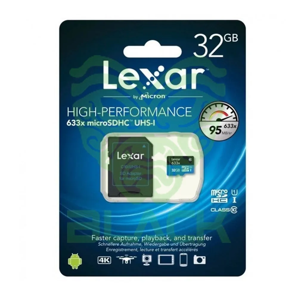 TARJETA MICROSDXC LEXAR 633X 32GB UHS-I C10