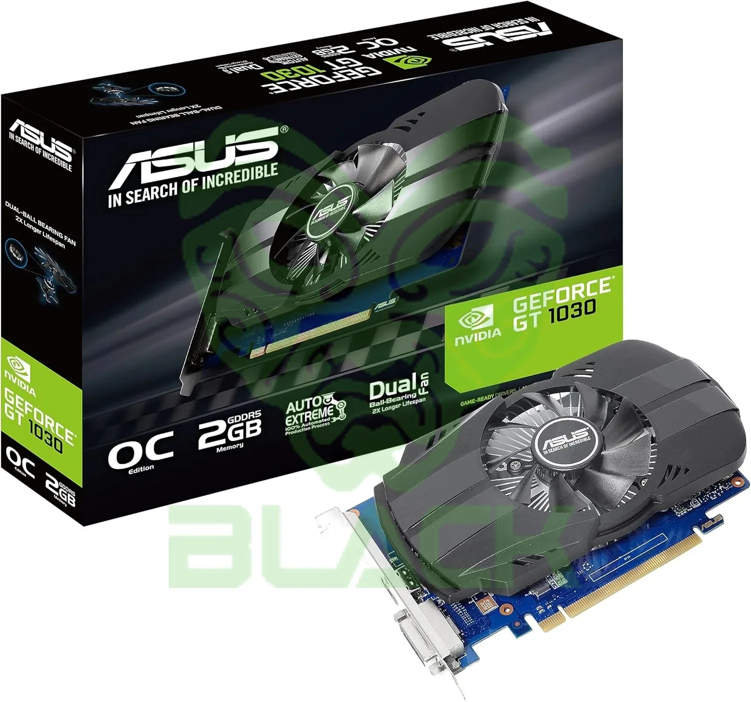 PLACA DE VIDEO ASUS PHOENIX GEFORCE® GT 1030 OC EDITION 2GB GDDR5