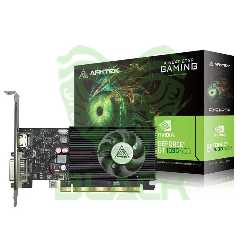 PLACA DE VIDEO ARKTEK GEFORCE GT1030 4GB DDR4 64BIT LOW PROFILE