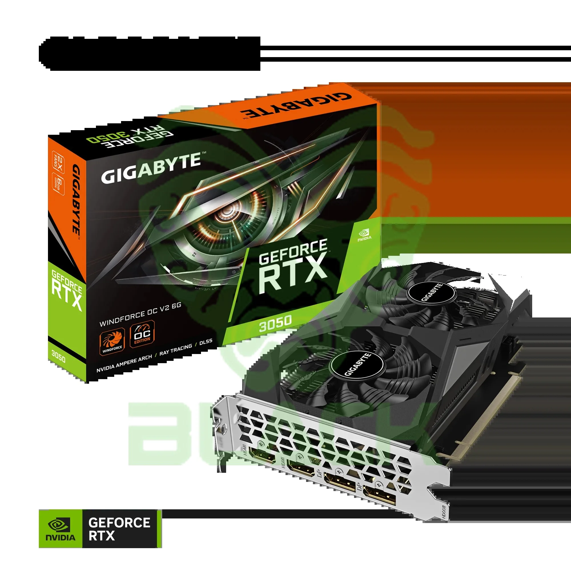 VGA 6GB Rtx 3050 Gigabyte Windforce Oc V2