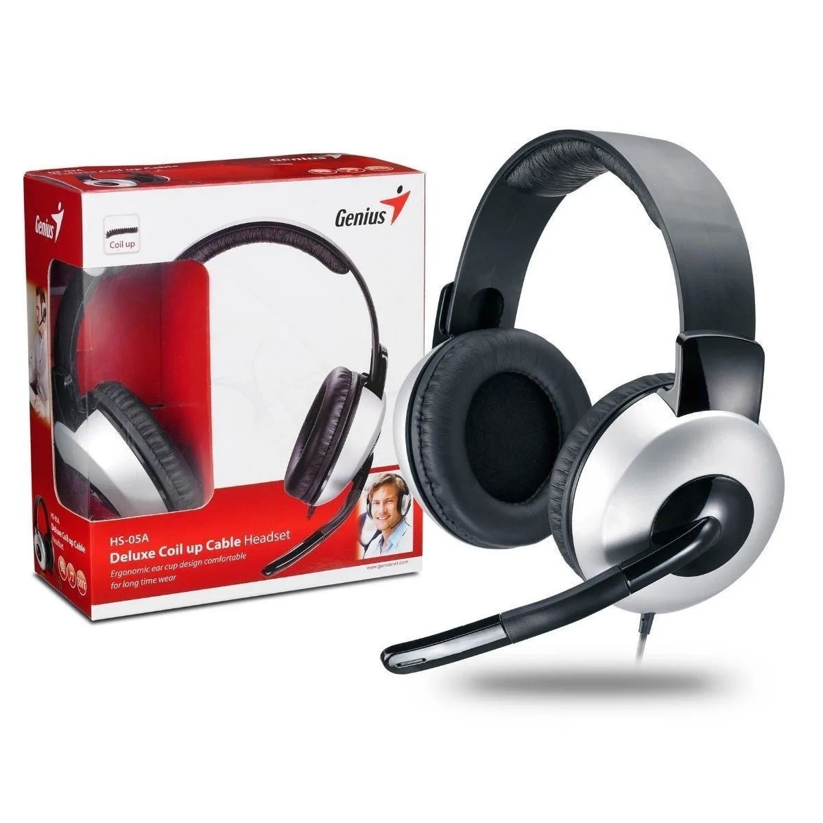 Auricular + Mic Headset Genius HS-05A