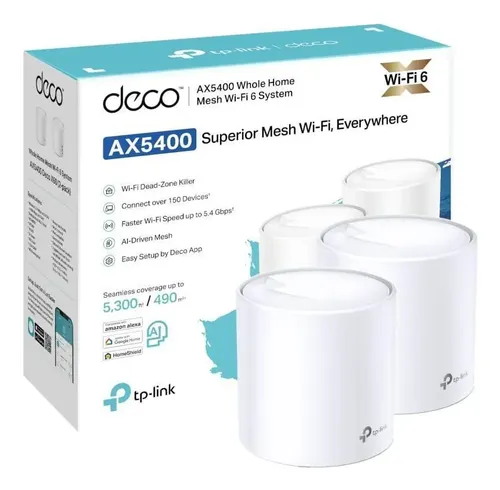 Tp Link Whole-home Mesh Wifi6 System Ax5400 2pcs