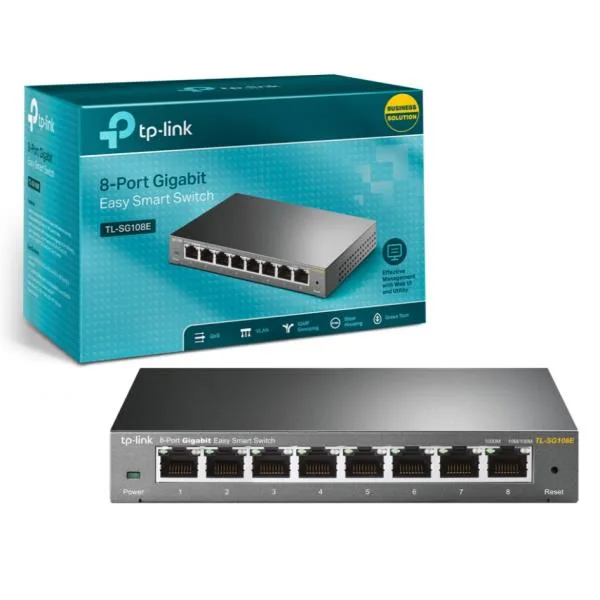 Switch Tp Link 8 Puertos Smart