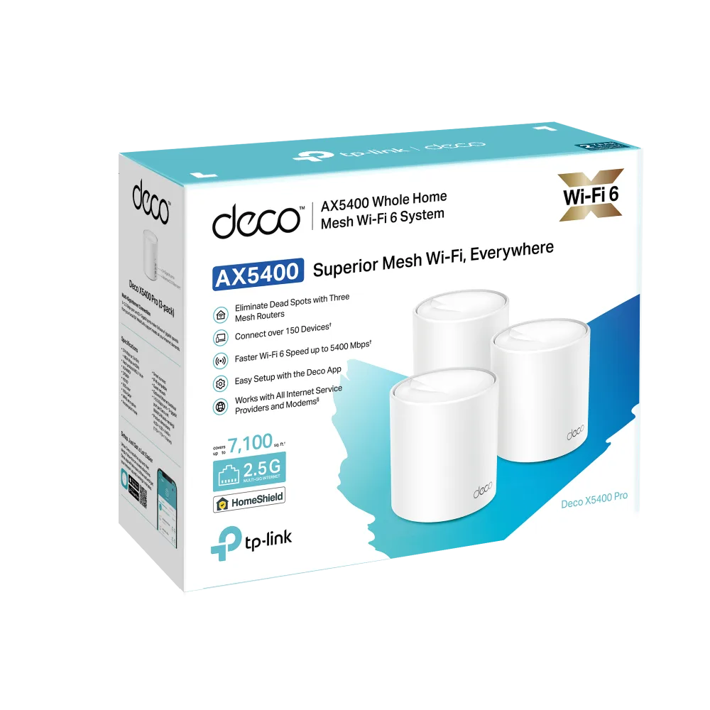 Tp Link Whole-home Mesh Wi-fi System Axe5400 2ps