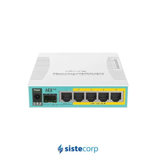 Rb Mikrotik 760igs Hex-s 5p Gb+usb Poe Out P5 S/F