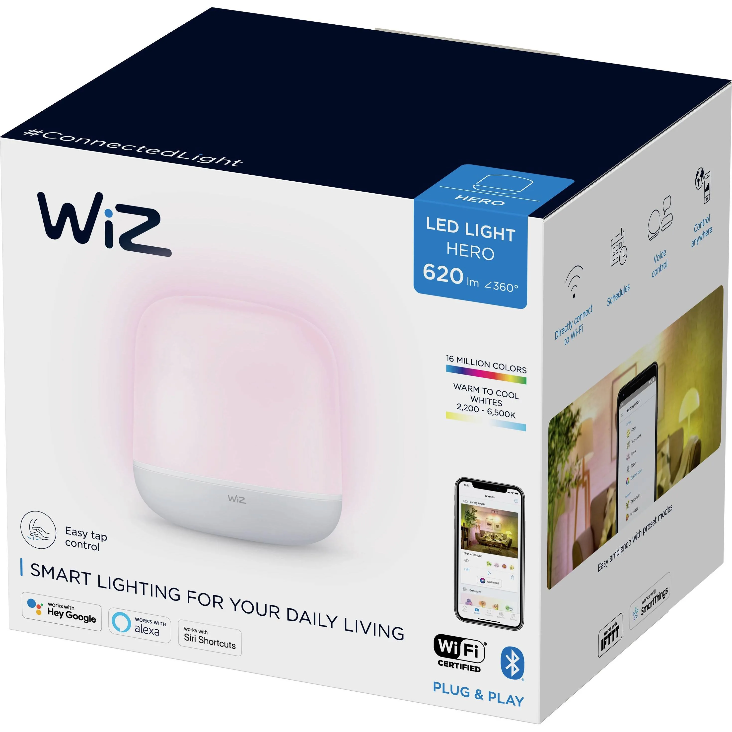 Lampara Wiz Wi-fi Ble Portable Hero Type C
