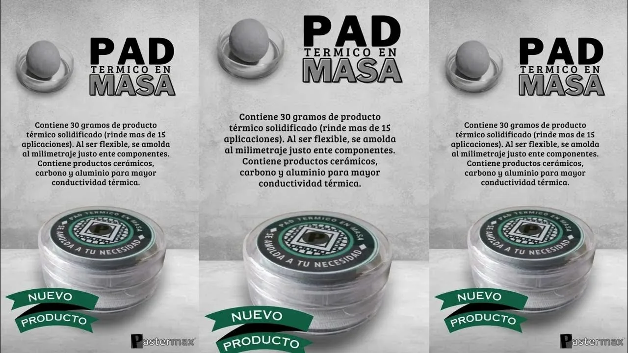 Pad Termico En Masa Carbono Pastermax 30grs