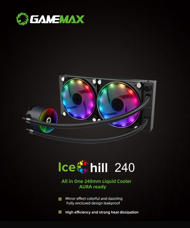 Watercooling Gamemax Icechill 240 ARGB Aio