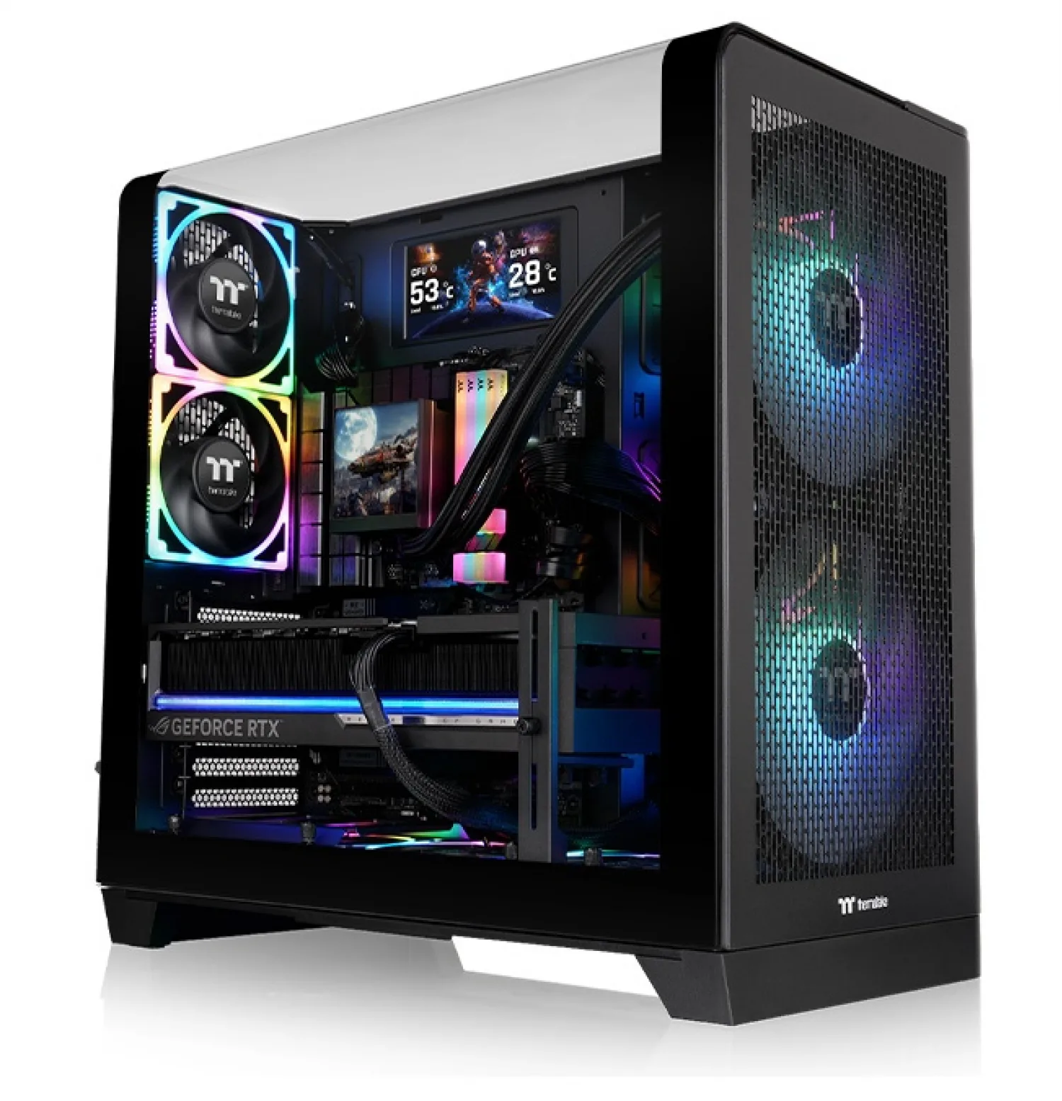 Gabinete C/Fuente Thermaltake View 390 + 1050w 80 Plus Gold