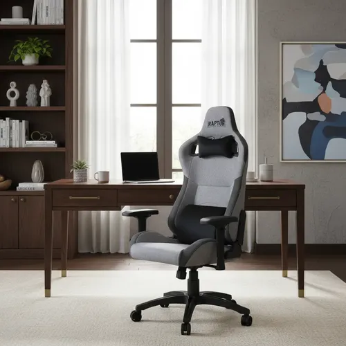 Silla Gamer Raptor Throne R20 Tela Gris (7275)