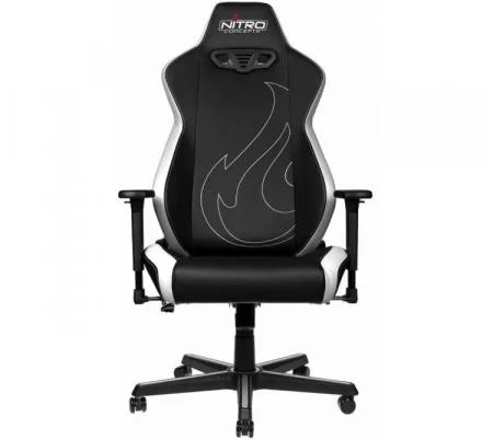 Silla Gamer Nitro Concepts S300 Ex - Blanco Radiante (peso Max. 135kg)