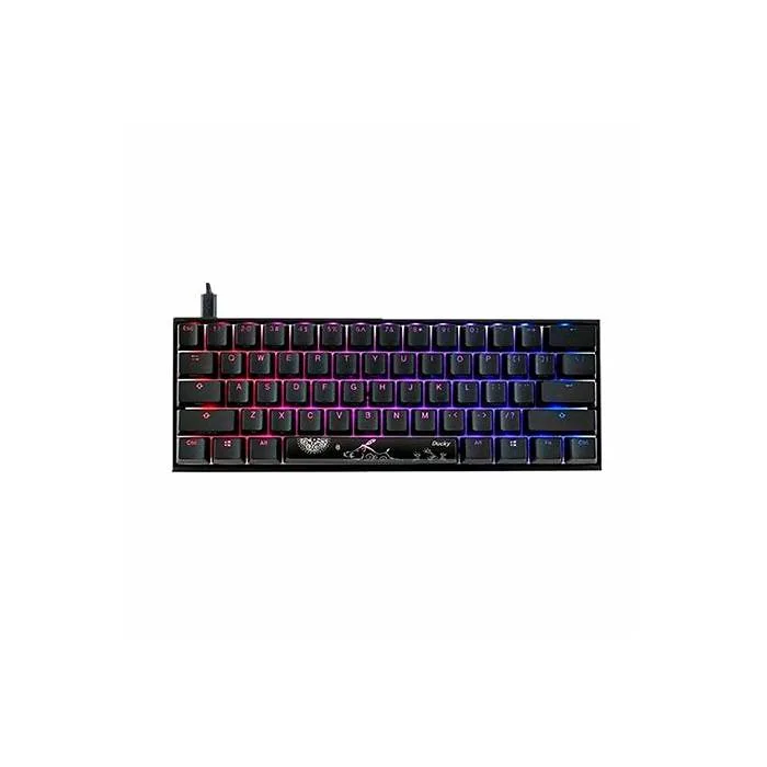 Teclado Gamer Ducky One 2 Mini RGB Kailh Box Brown Swicht Double-shot Pbt Mecanico