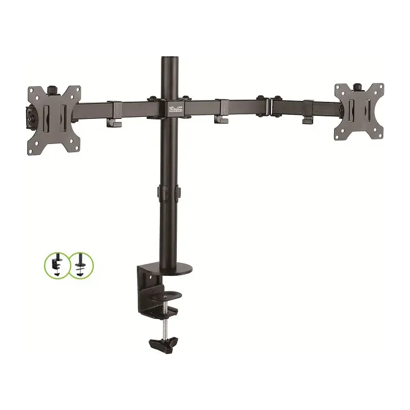 Soporte Klipxtreme Para 2 Monitores Lcd/ Led
