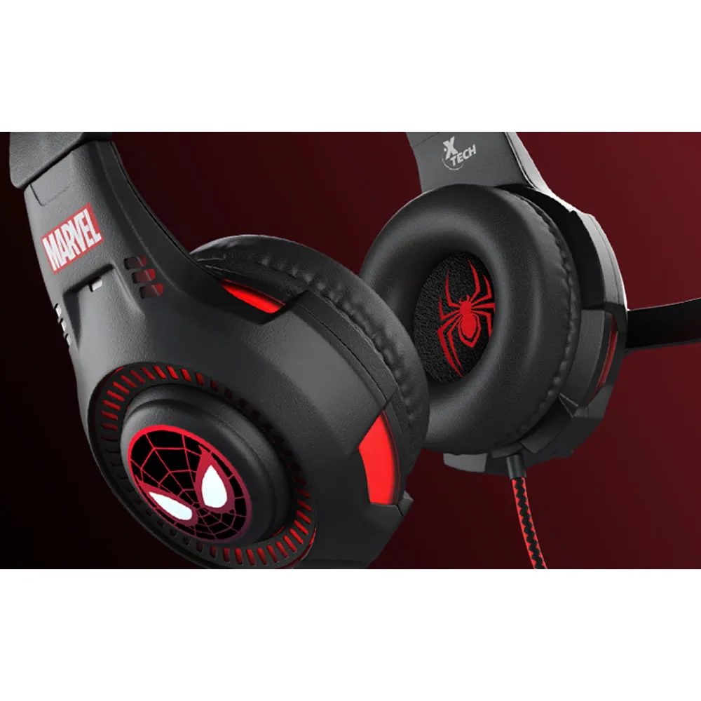 Auriculares Spider-man X-tech C/Cable +mic