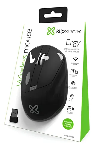Mouse Klipxtreme Ergy Inalambrico Ultra-ergo 4b