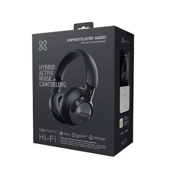 Auriculares  Klipxtreme Hi-fi Inalambrico C/Negro
