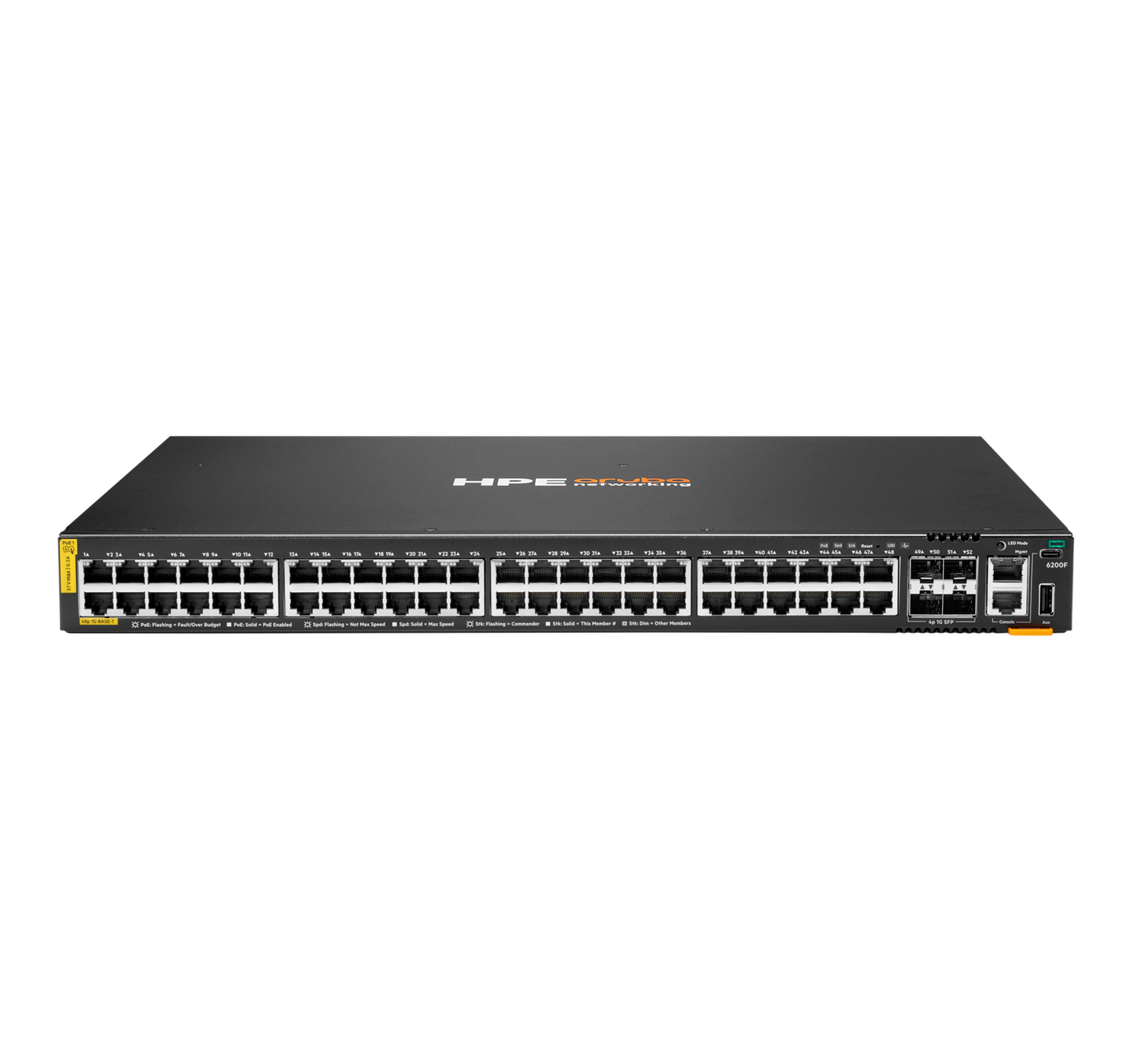 Switch 48p Aruba 6200f Cl4 Poe+ 4sfp+ 740w