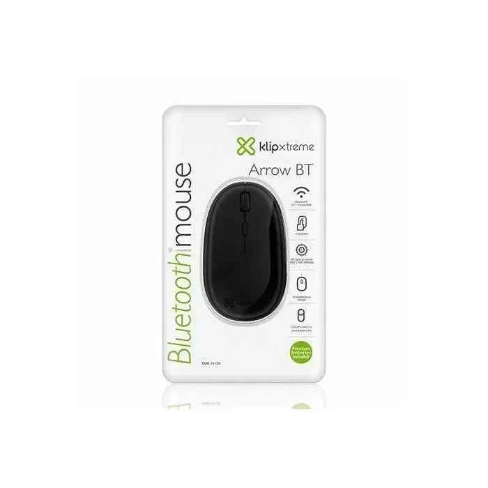 Mouse Klipxtreme Arrow Inalambrico De 4 Botones