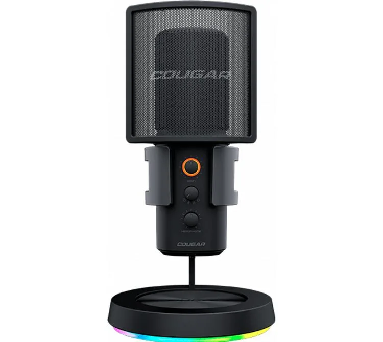Microfono Cougar Screamer X Studio Profesional Filtro Pop RGB