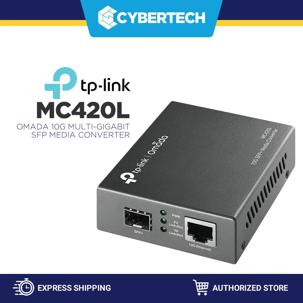 Mc420l Media Converter Omada 10g Multi-gigabit Sfp