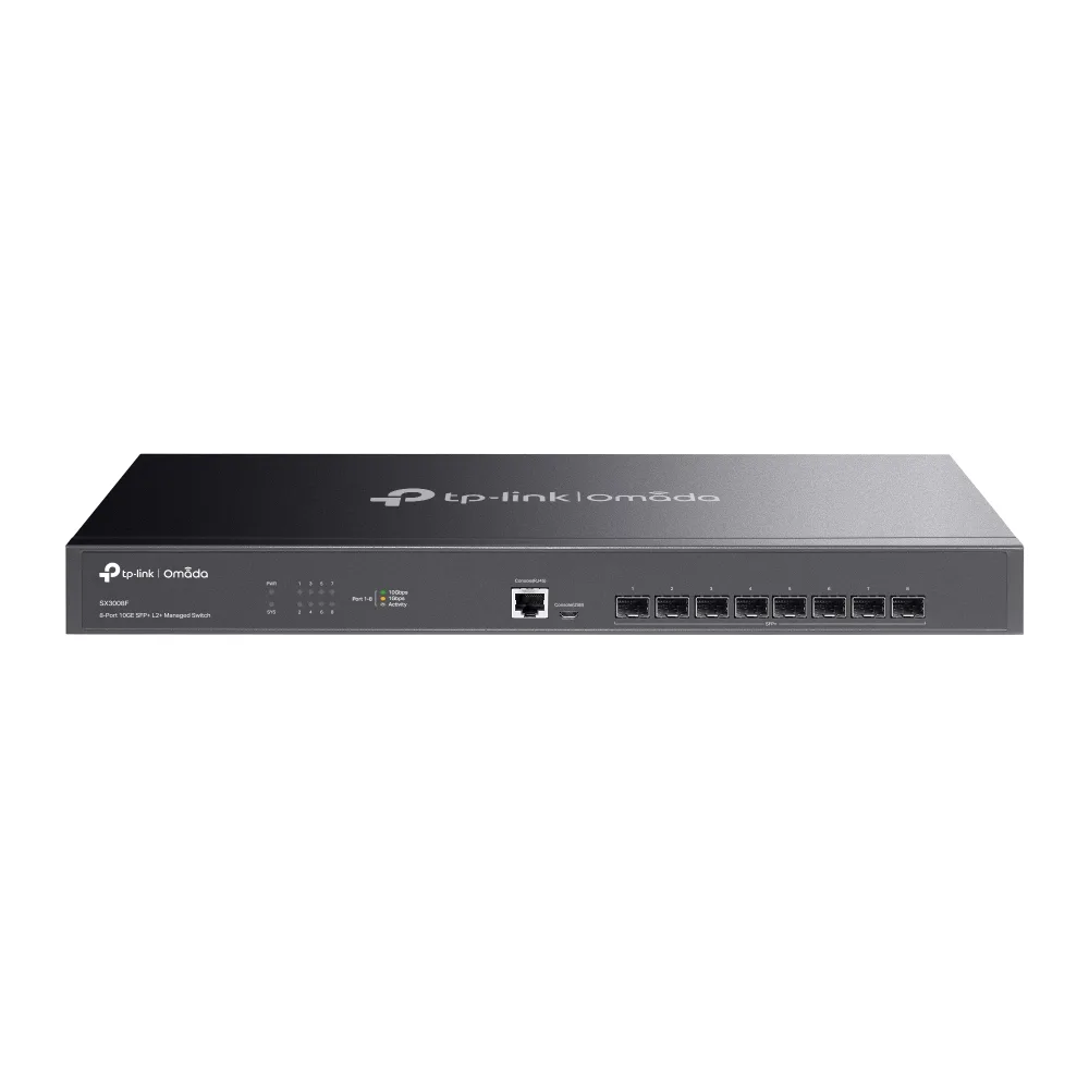 Sx3008f Switch 8 Puertos Sfp+ A 10g Omada (no Incluye Sfp)
