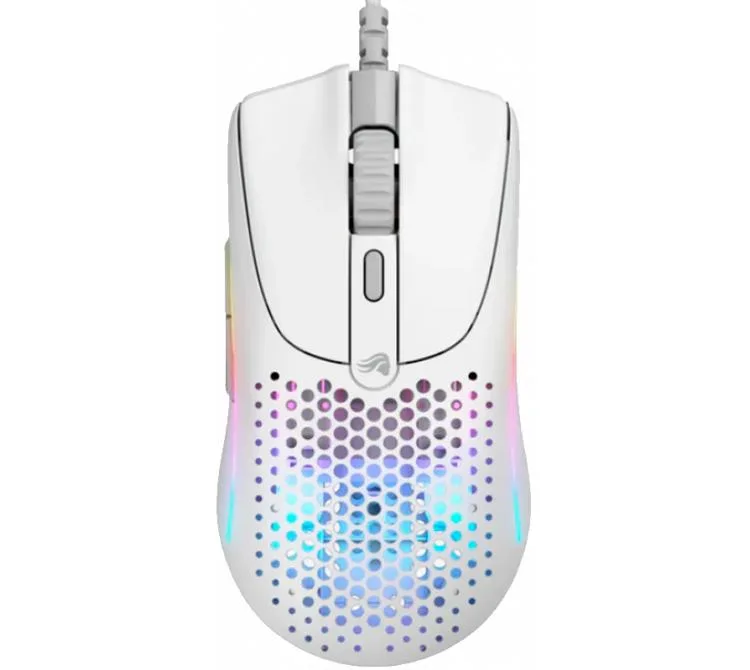 Mouse Glorious Model O 2 Mini Matte White RGB 26k Dpi