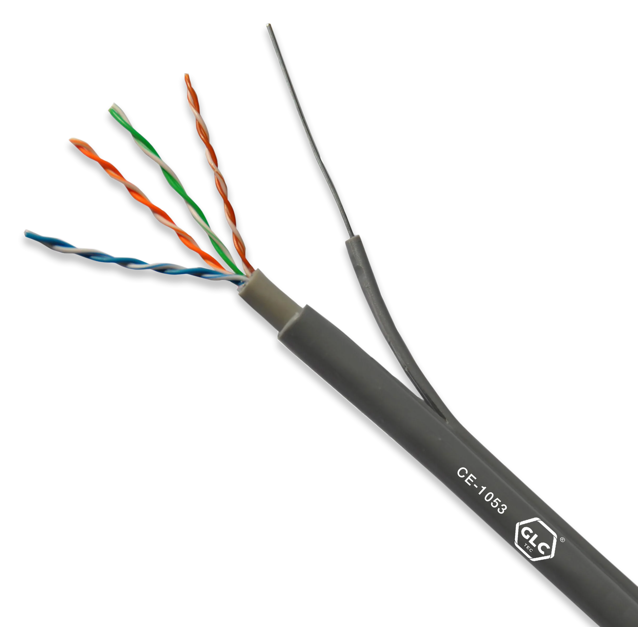 Cable Utp Cat 5e Ext. C/Portante Acero X 305mts. CE-1053