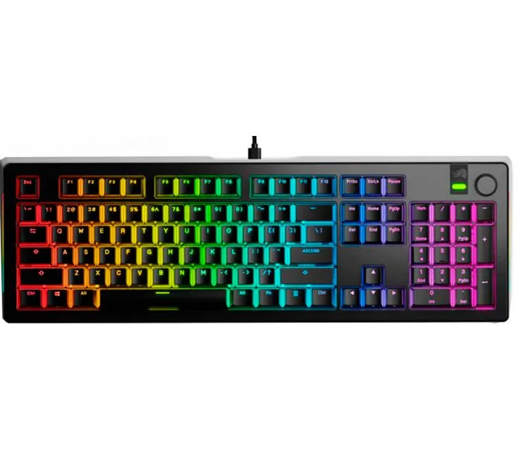 Teclado Mecanico Glorious Gmmk3 Pro Full Size RGB Switches Fox Black Us