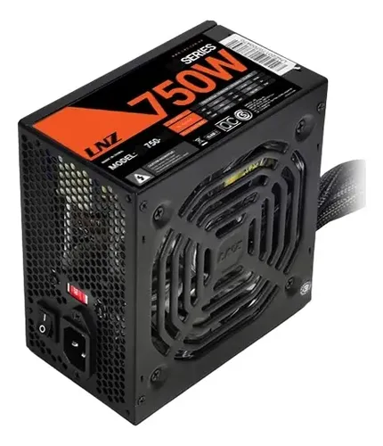 Fuente Pc Lnz 700w SX700-TS Negra, Fan Red By