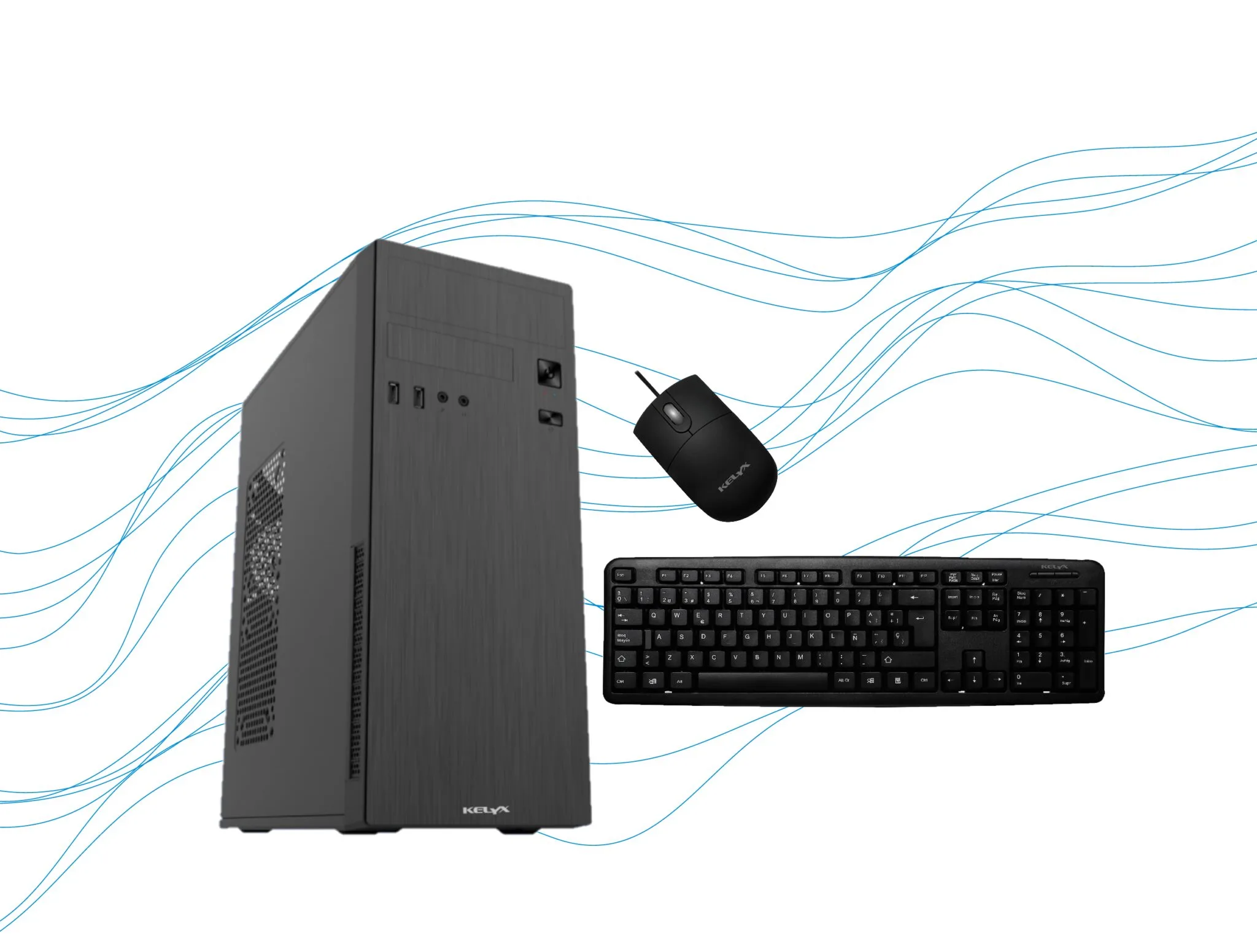 Kit Kelyx Modelo LC728-12 Fuente 500w Tec/Mouse