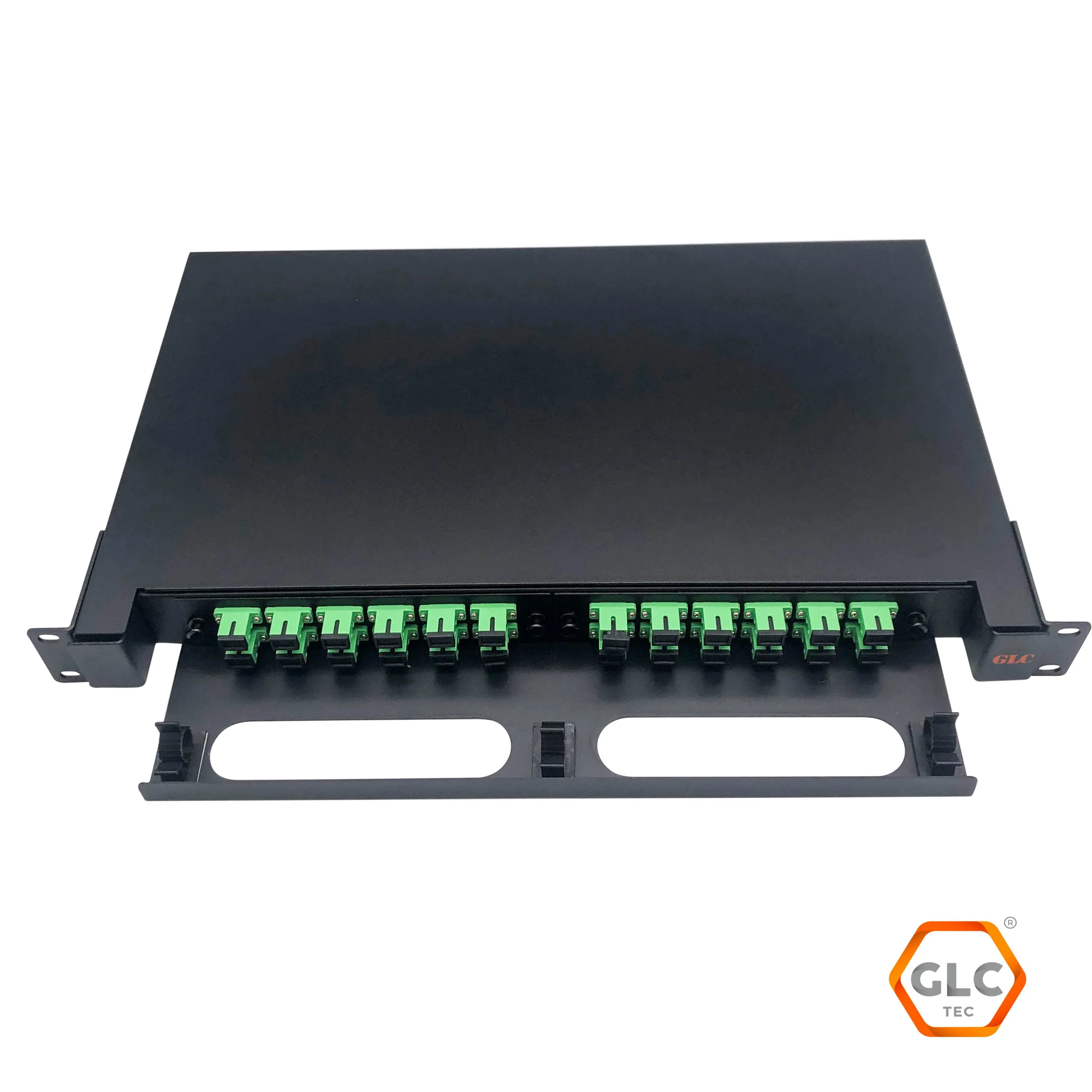Bandeja Fo C/Adaptador Sc/Apc Y Pigtail Sc/Apc X 24u