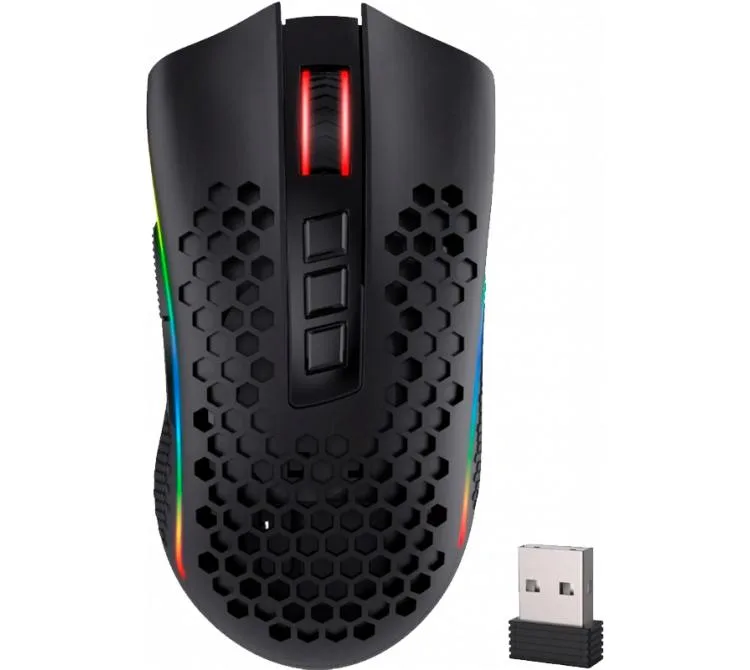 Mouse Redragon Storm Pro M808-KS Wireless 2.4GHz 16k Black RGB 96g