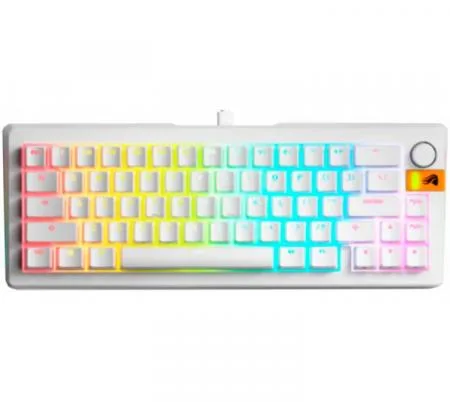 Teclado Mecanico Glorious Gmmk3 He 75% RGB Hall Efect 8k Hz White Us