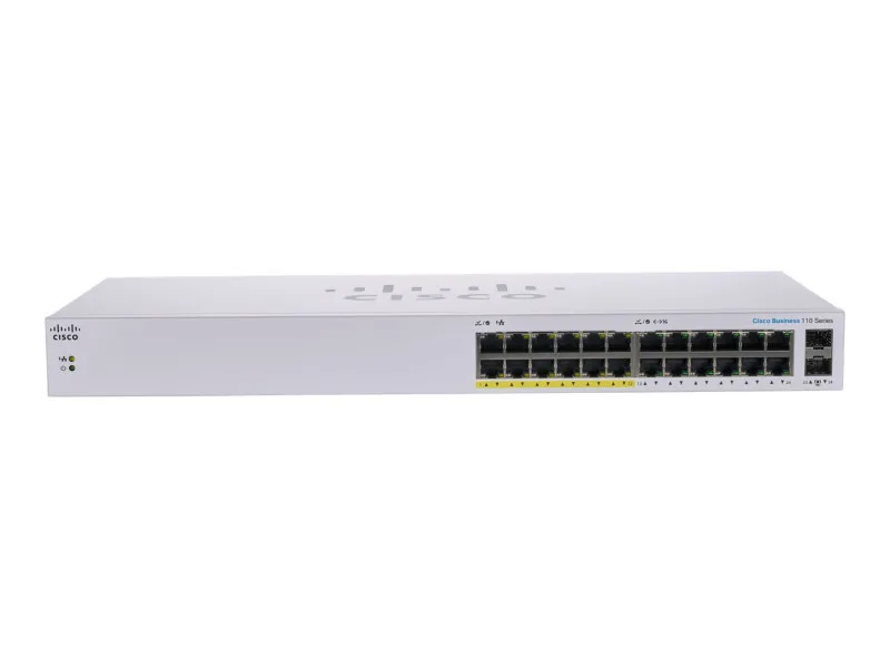 Cbs110 Unmanaged 24-PORT Ge, Partial Poe, 2x1g Sfp...