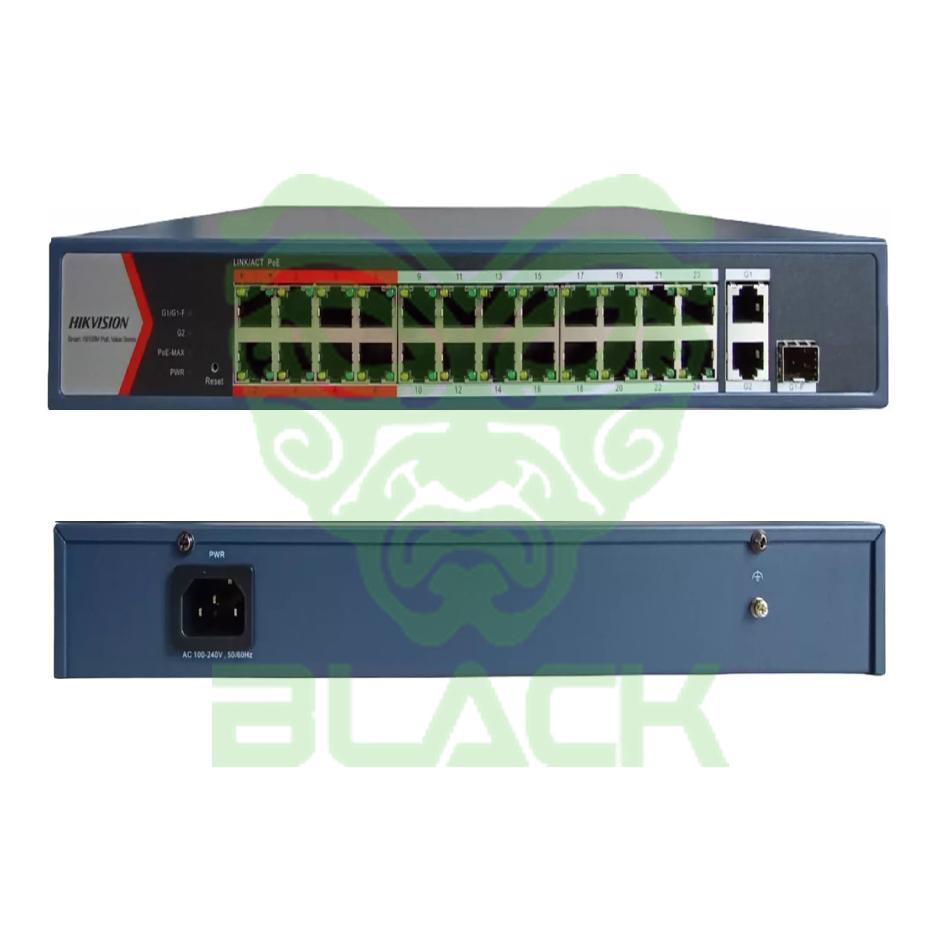Switch De 24 Puertos Gigabit Con 12 Puertos Poe+, ...