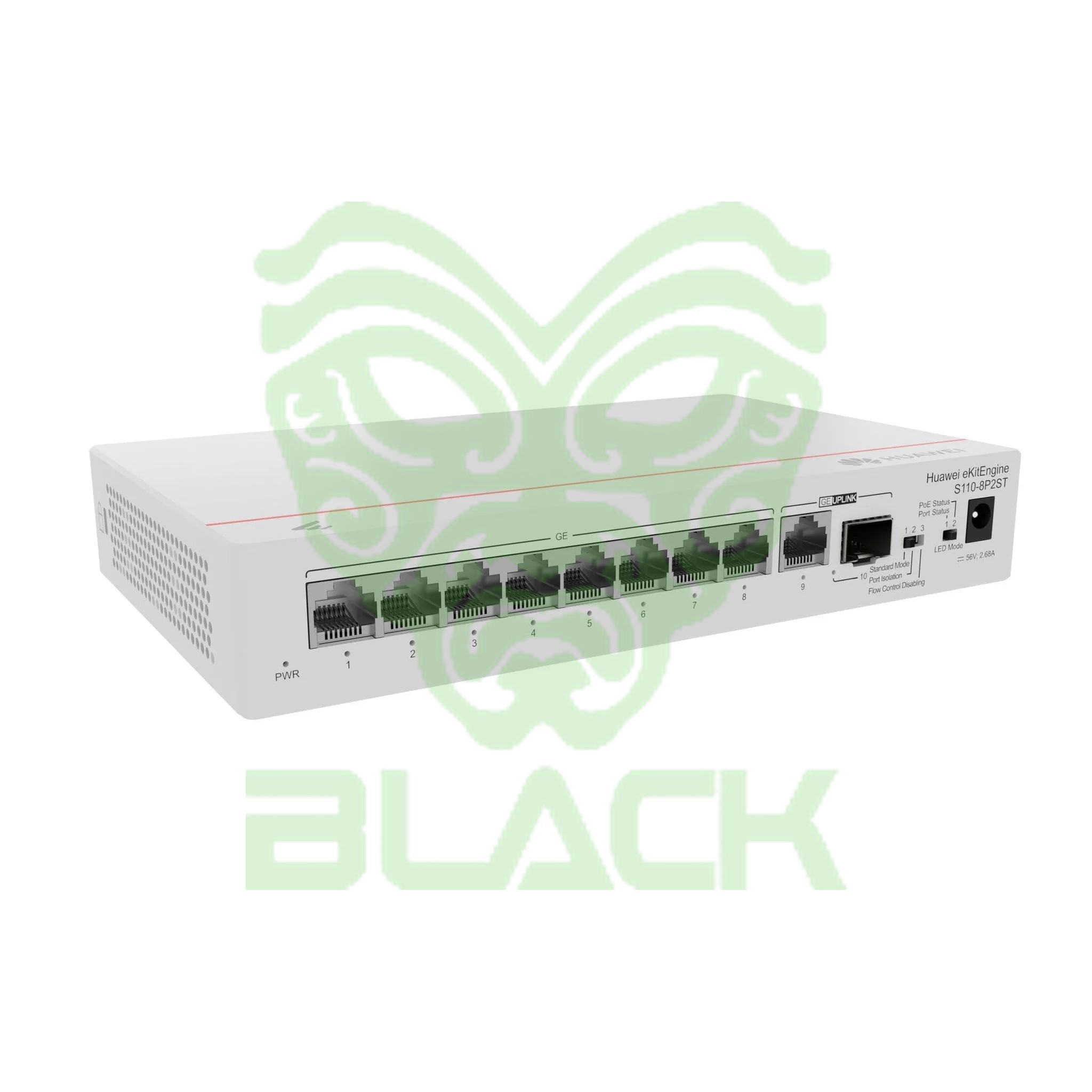 Switch Huawei Ebg 8p Ge 1P-SFP Ge Poe+(124w)no Admin 264v