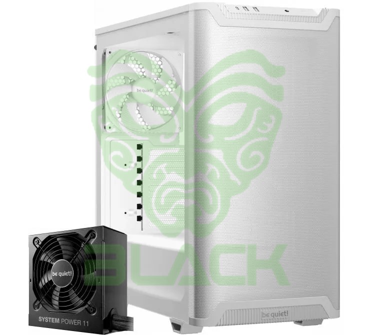 Gabinete Be Quiet! Pure Base 501 Airflow Window White 2x140mm Pure Wings 3 Fans Usb-c