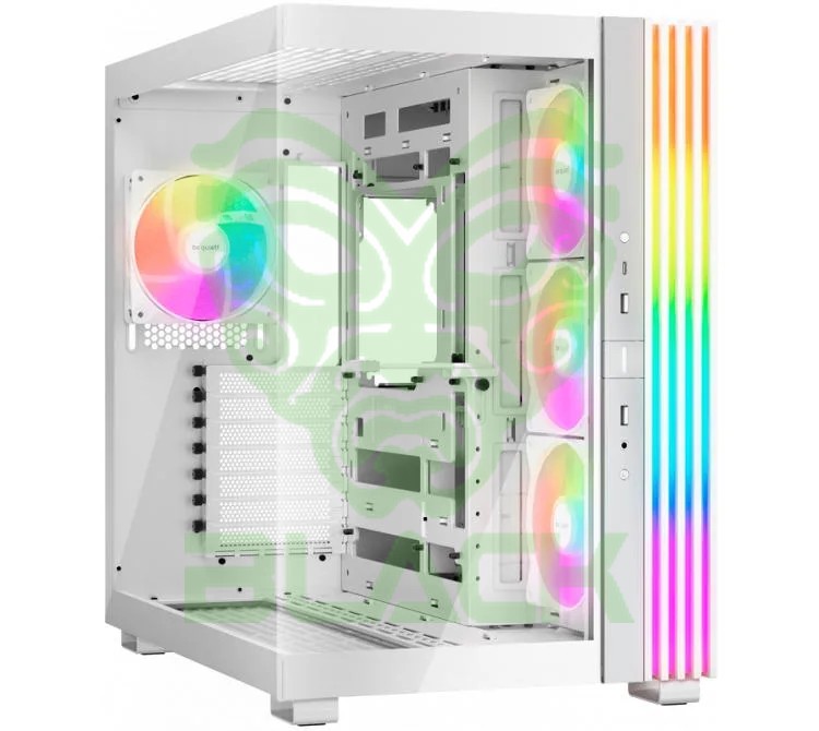 Gabinete Be Quiet! Light Base 600 Lx ARGB White Vidrio Templado 4x120mm Light Wings Lx ARGB Fans Usb-c 3.2 Gen2 Back Connect Inc. Controladora