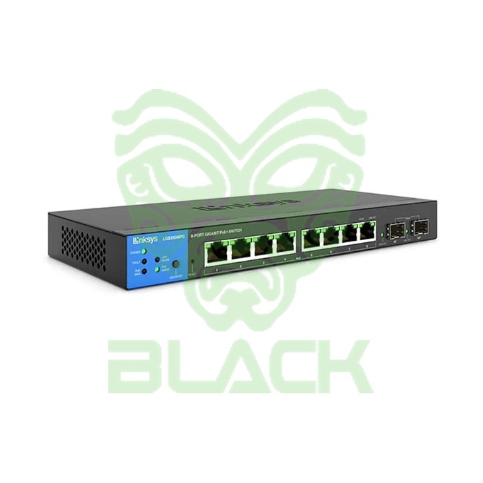 8-PORT Managed Poe+ Switch W/ 2 1g Sfp & 110w