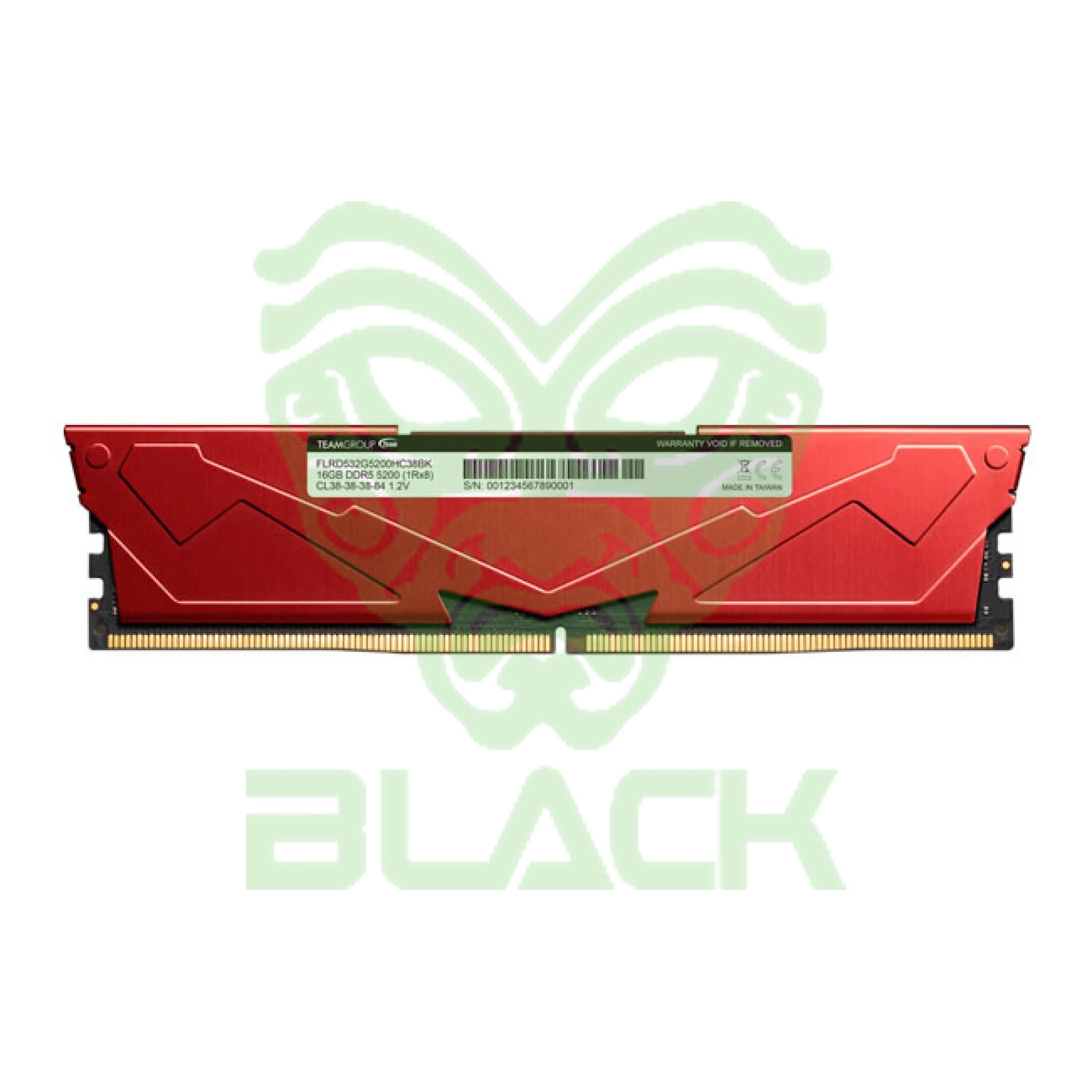 Memoria Team DDR5 16GB 5600MHz T-force Vulcan Red Cl36 INTEL XMP 3.0 / AMD Expo
