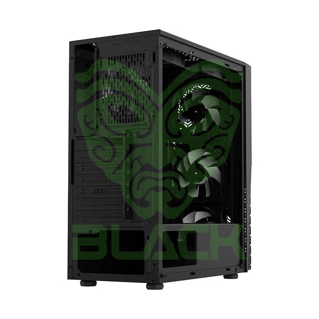 Gabinete Mlogix Sword RGB 1x120mm Fan M-atx Vidrio Templado