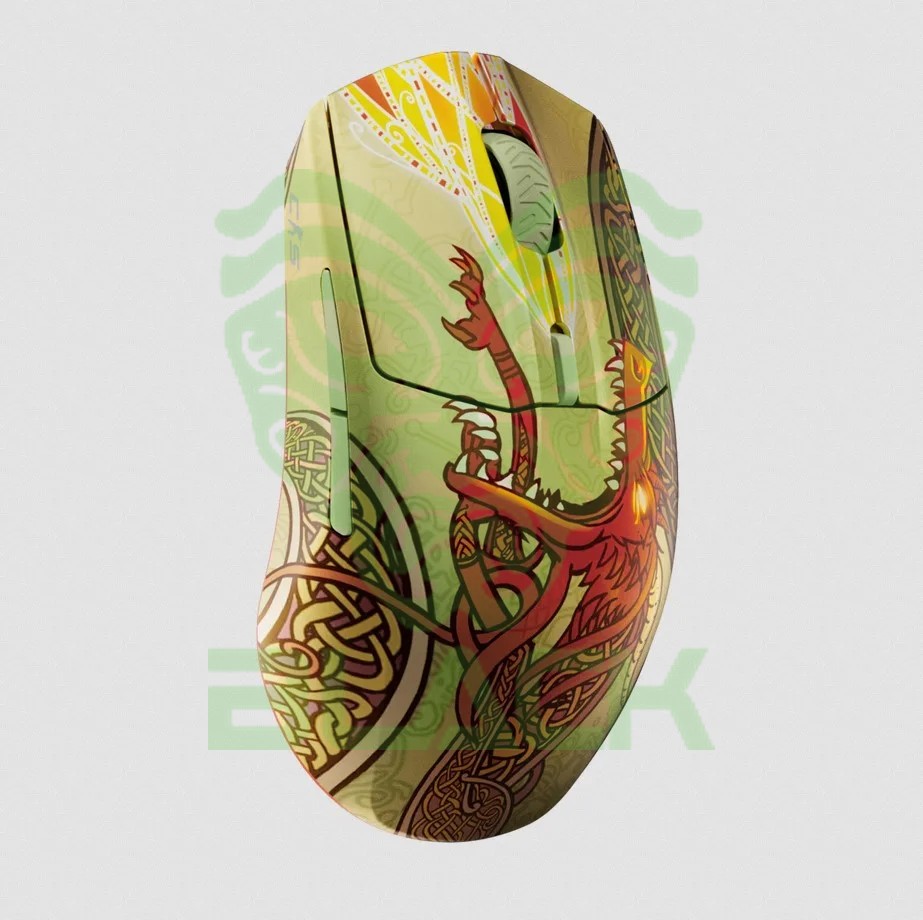 Mouse Steelseries Aerox 3 Cs2 Edition Dragon Lore Wireless 2.4GHz Bluetooth Sensor Truemove Air RGB 200hs