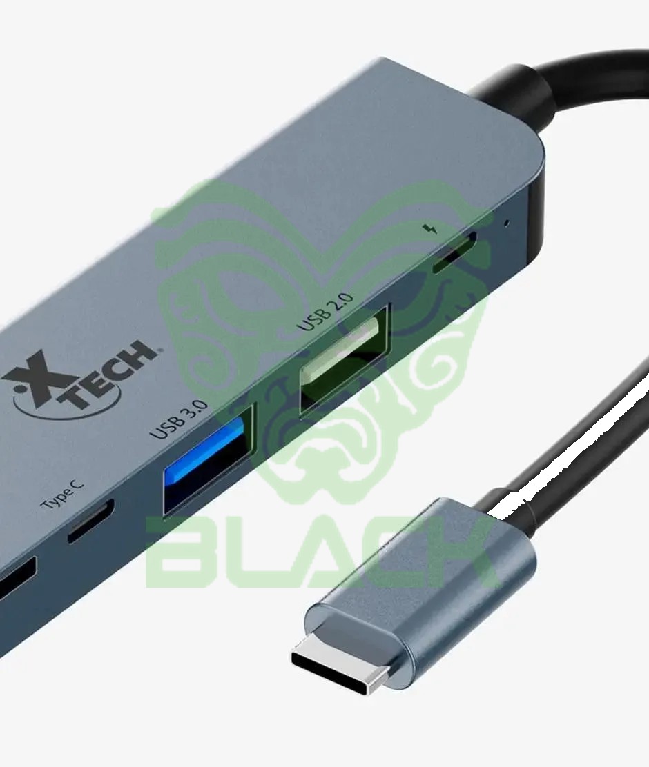 Adaptador Xtech, Multipuerto, 7 En 1 , USB C