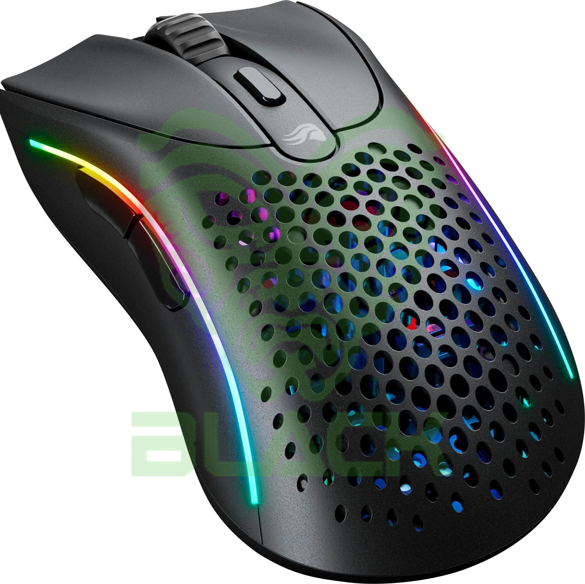 Mouse Glorious Model D 2 Wireless 2.4GHz Bluetooth 5.2 Matte Black RGB 26k Dpi 66gr 110hs