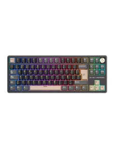 Teclado Royal Kludge Rkr87 Pro Phantom Switch Creamy 75%