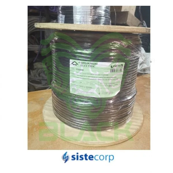 Cable Fkw Ftp Cat6 Gigalan X305MT Negro Exterior