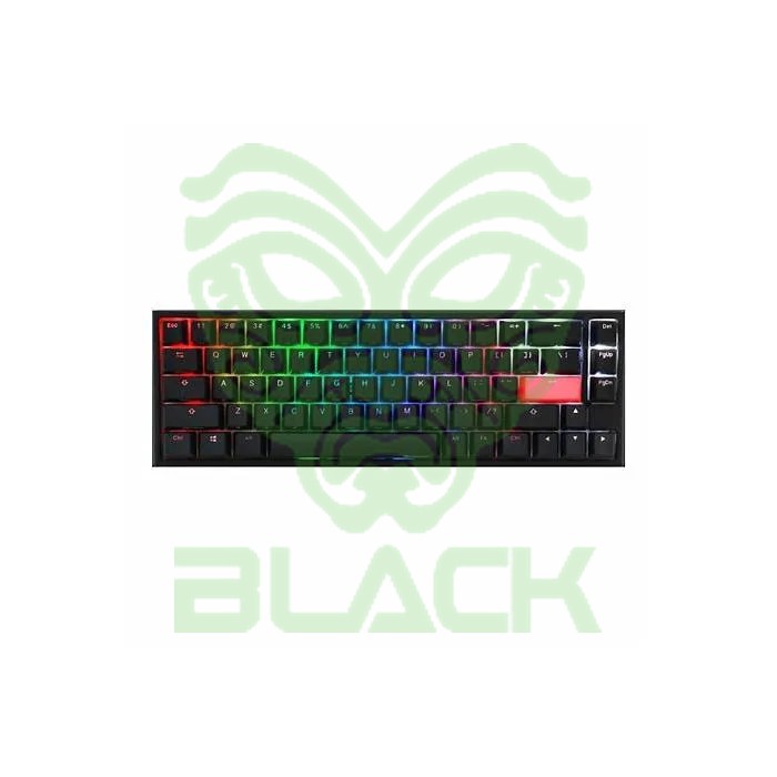 Teclado Gamer Ducky One 2 Mini Pure White RGB Cherry Brown RGB Double-shot Pbt Mecanico