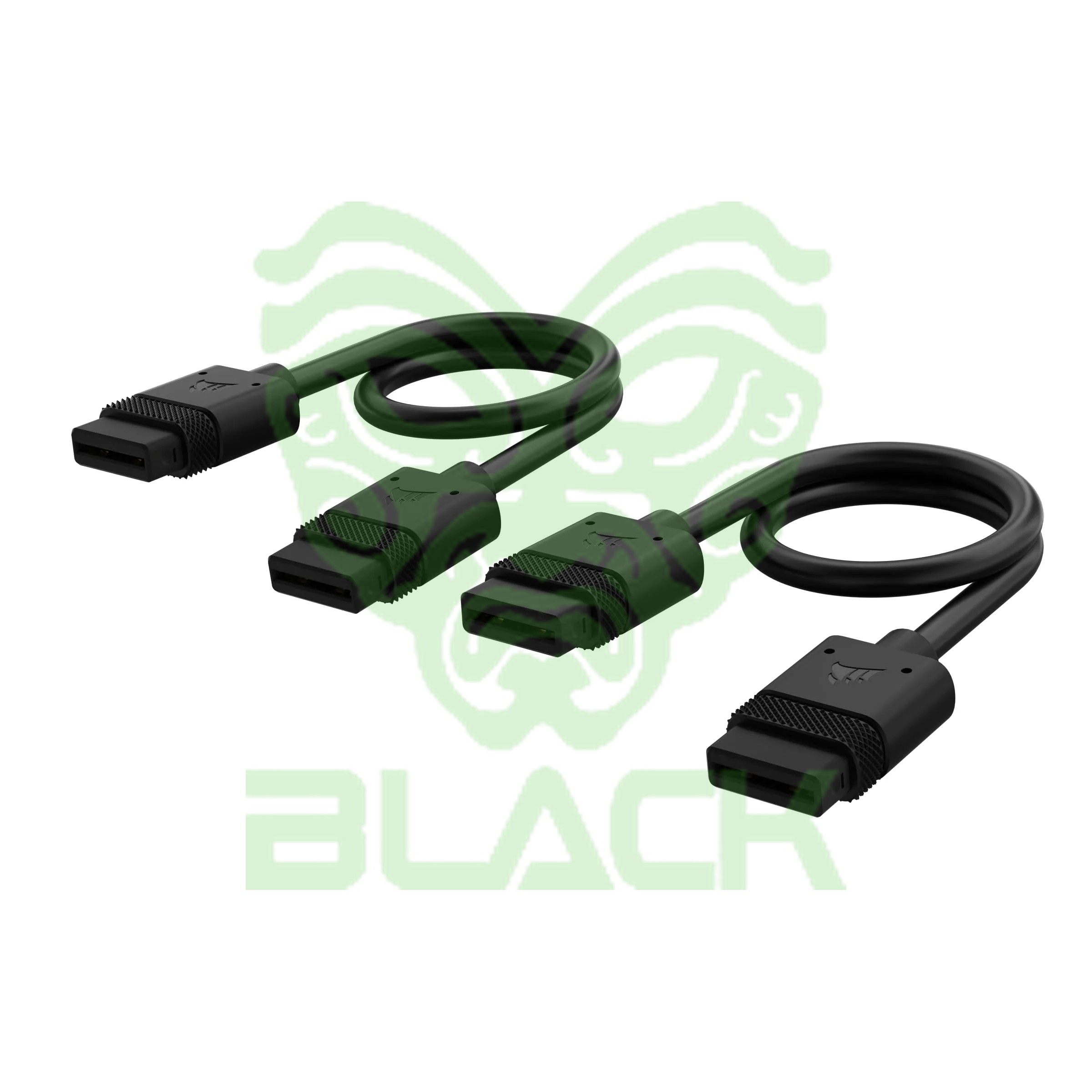 Cable Corsair Icue Link 2x 200mm Con Conector 90° Negro