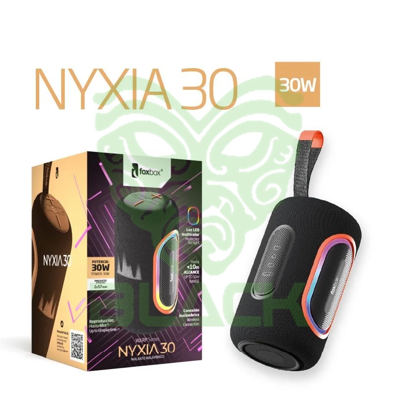 Parlante Foxbox Warp Nyxia 30 Violeta