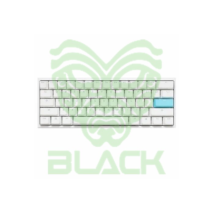 Teclado Gamer Ducky One 2 Mini Pure White Blanco RGB Cherry Blue RGB Double Shot Pbt Mecanico